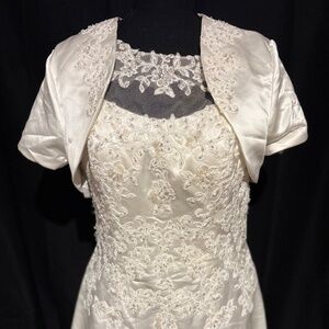 Wedding Gown with a Bolero